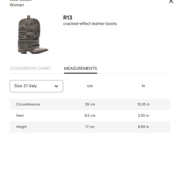 R13 cracked-effect leather boots - Picture 13 of 13